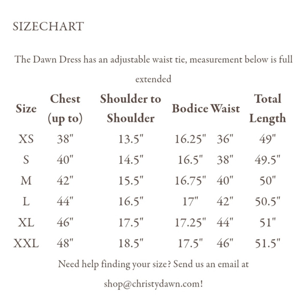 Christy Dawn “Dawn” dress. Gooseberry Floral Deadstock fabric - Picture 5 of 5
